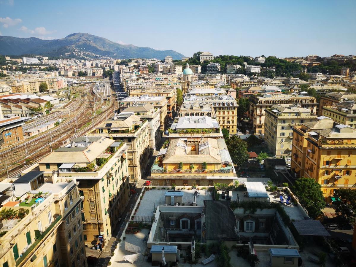 Suite Lambruschini Central With Top City View - Free Covered Parking Генуя Екстер'єр фото